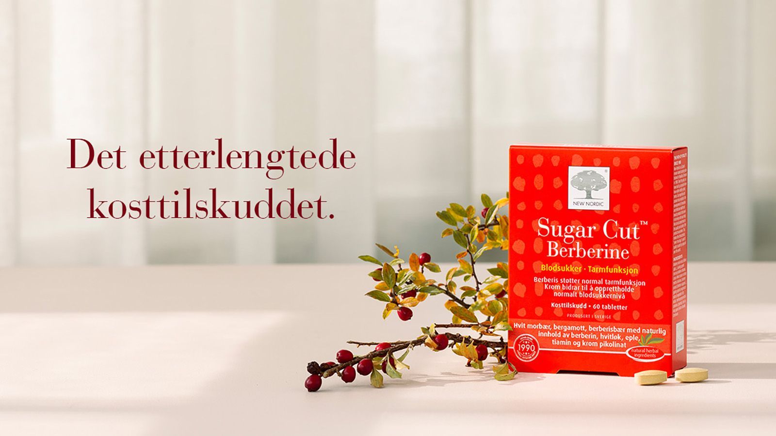 NYHET! SUGAR CUT™ BERBERINE 